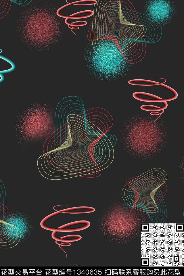 连衣裙女装香云纱数码印花华亿平台下载（图片编号: 1340635） - 瓦栏（Walan）