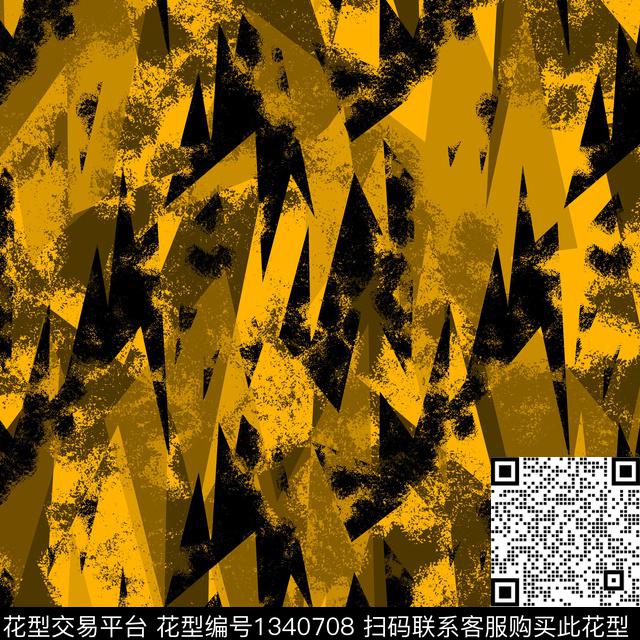 纸印花几何抽象男装传统印花华亿平台下载（图片编号: 1340708） - 瓦栏（Walan）