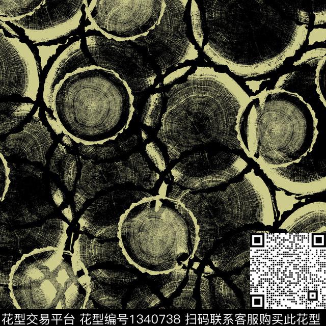 纸印花几何抽象男装传统印花华亿平台下载（图片编号: 1340738） - 瓦栏（Walan）