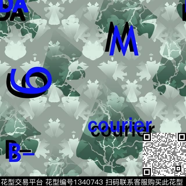 纸印花几何抽象男装传统印花华亿平台下载（图片编号: 1340743） - 瓦栏（Walan）