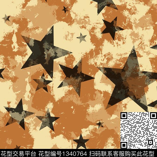 纸印花几何抽象男装传统印花华亿平台下载（图片编号: 1340764） - 瓦栏（Walan）