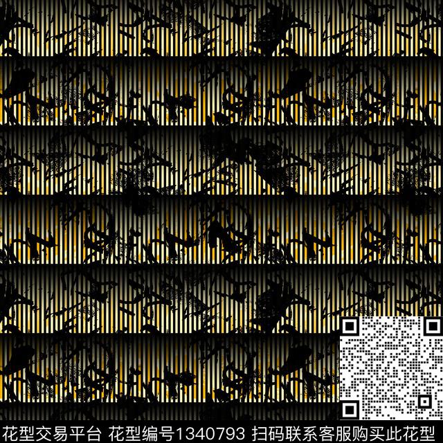 纸印花几何抽象男装传统印花华亿平台下载（图片编号: 1340793） - 瓦栏（Walan）