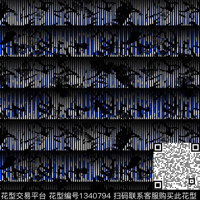 纸印花几何抽象男装传统印花华亿平台下载（图片编号: 1340794） - 瓦栏（Walan）