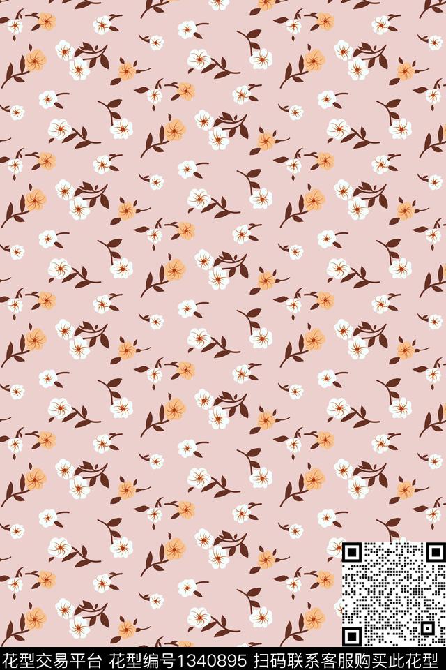 女装花卉大牌风传统印花华亿平台下载（图片编号: 1340895） - 瓦栏（Walan）