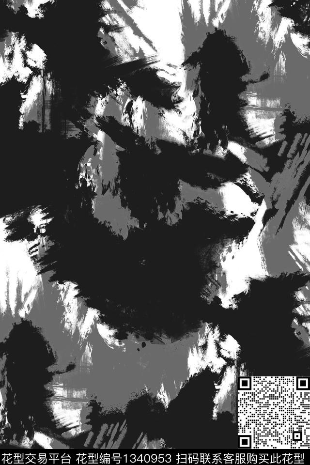 扎染华亿平台大牌风抽象传统印花华亿平台下载（图片编号: 1340953） - 瓦栏（Walan）