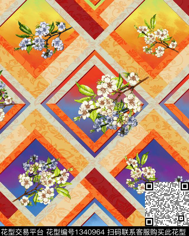 大牌风数码印花华亿平台下载（图片编号: 1340964） - 瓦栏（Walan）