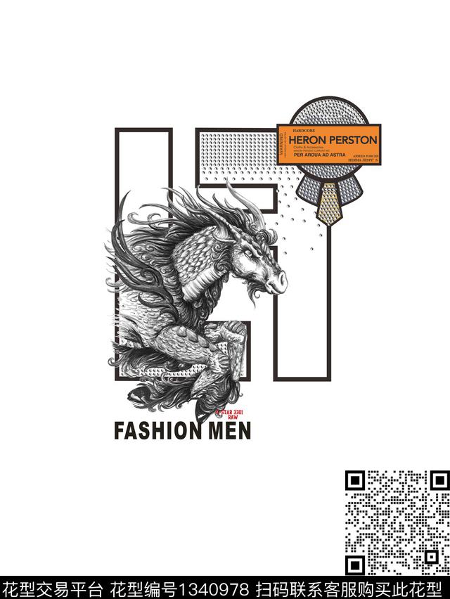 几何潮牌大牌风传统印花华亿平台下载（图片编号: 1340978） - 瓦栏（Walan）