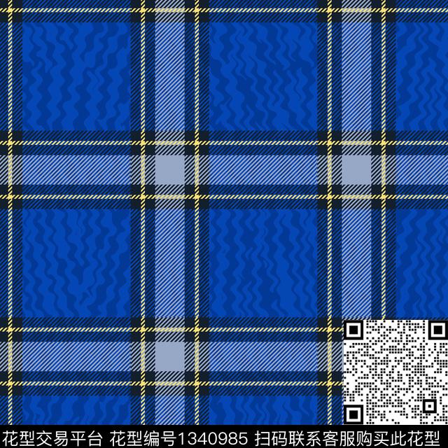 格子底纹男装数码印花华亿平台下载（图片编号: 1340985） - 瓦栏（Walan）