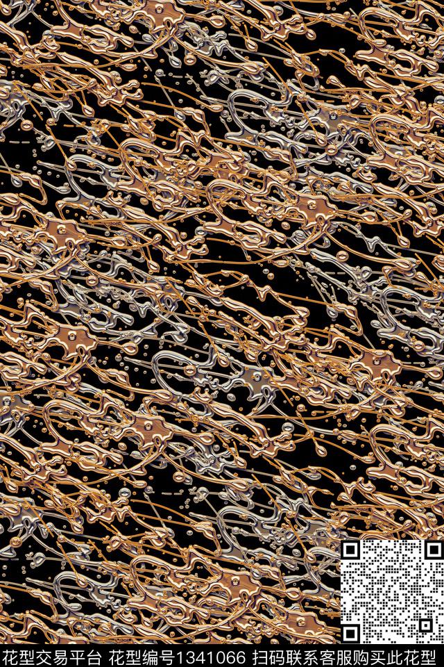 抽象男装家居服户外数码印花华亿平台下载（图片编号: 1341066） - 瓦栏（Walan）