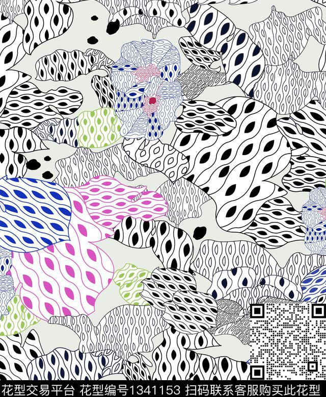 春夏华亿平台大牌风欧美传统印花华亿平台下载（图片编号: 1341153） - 瓦栏（Walan）