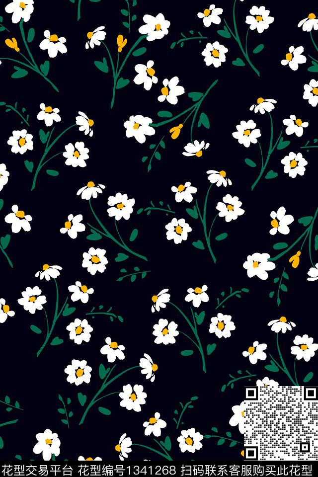 女装花卉小碎花数码印花华亿平台下载（图片编号: 1341268） - 瓦栏（Walan）