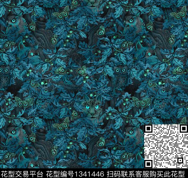 男装花卉大牌风数码印花华亿平台下载（图片编号: 1341446） - 瓦栏（Walan）