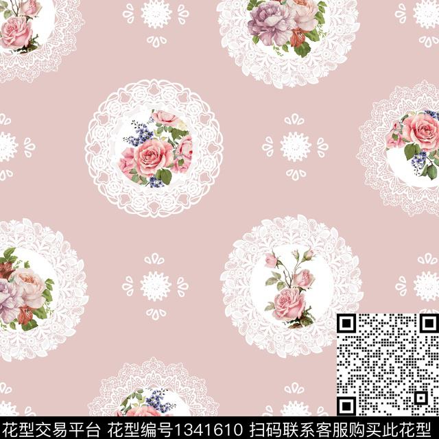 几何女装抽象传统印花华亿平台下载（图片编号: 1341610） - 瓦栏（Walan）