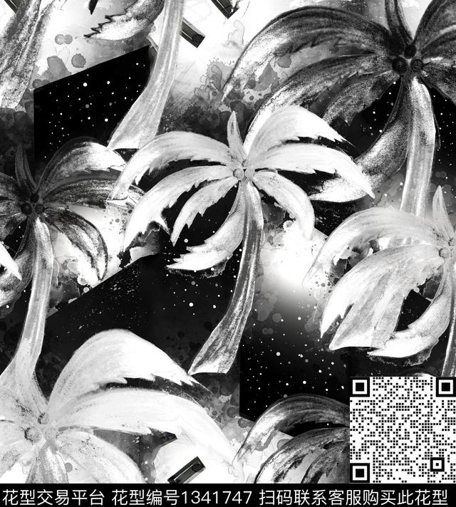 数码华亿平台肌理笔触数码印花华亿平台下载（图片编号: 1341747） - 瓦栏（Walan）