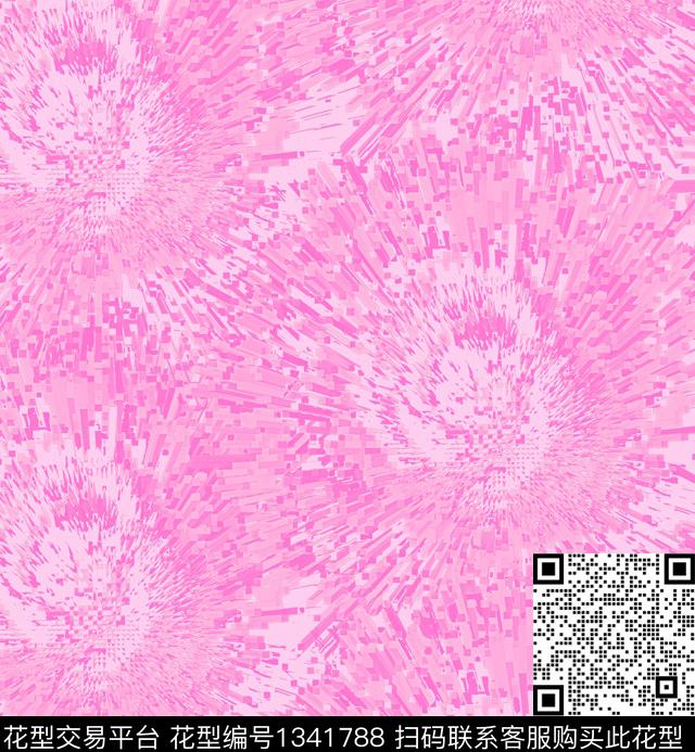 数码华亿平台肌理扎染华亿平台数码印花华亿平台下载（图片编号: 1341788） - 瓦栏（Walan）