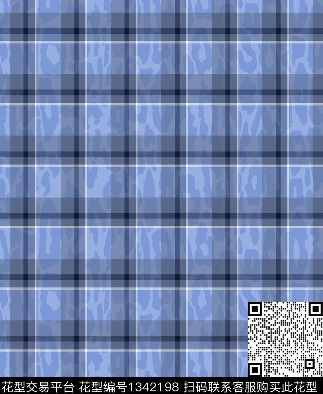 豹纹格子底纹数码印花华亿平台下载（图片编号: 1342198） - 瓦栏（Walan）