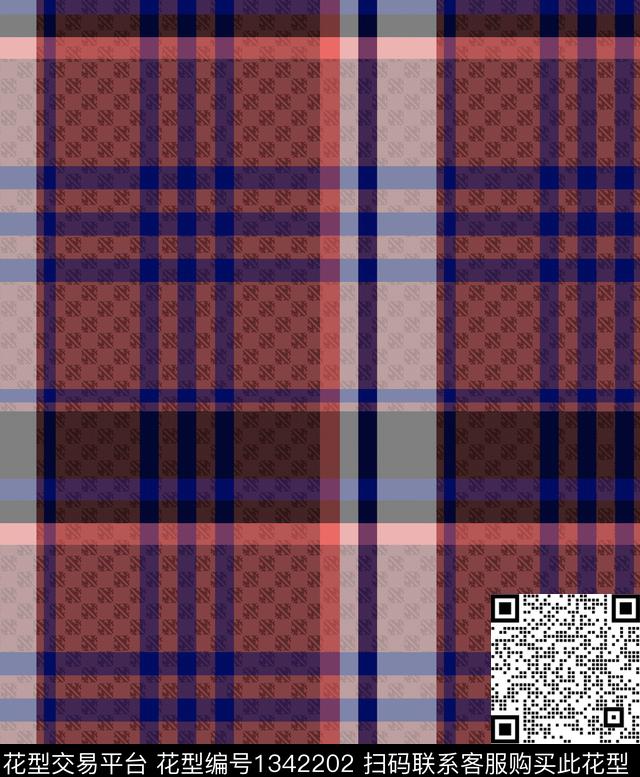 字母格子底纹数码印花华亿平台下载（图片编号: 1342202） - 瓦栏（Walan）