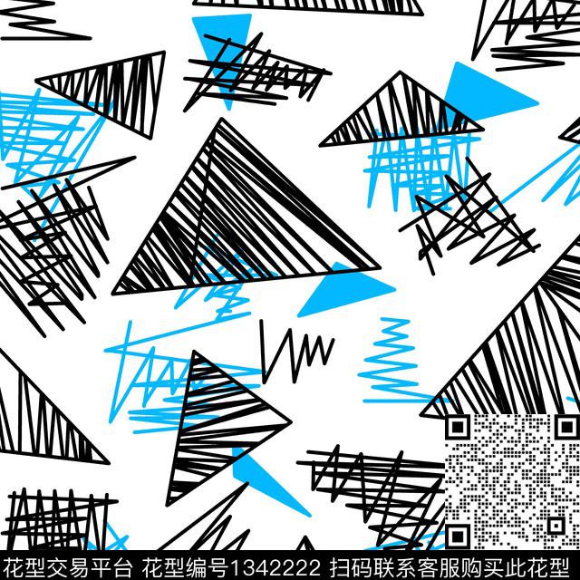 几何纸印花大牌风传统印花华亿平台下载（图片编号: 1342222） - 瓦栏（Walan）