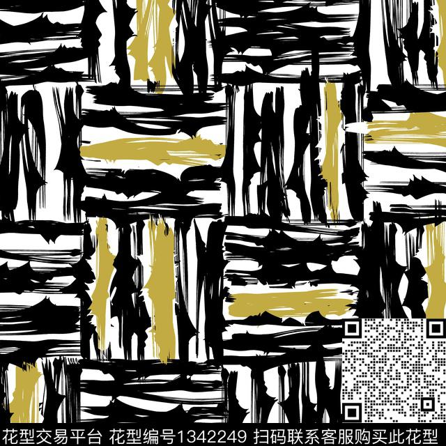 纸印花几何抽象男装传统印花华亿平台下载（图片编号: 1342249） - 瓦栏（Walan）