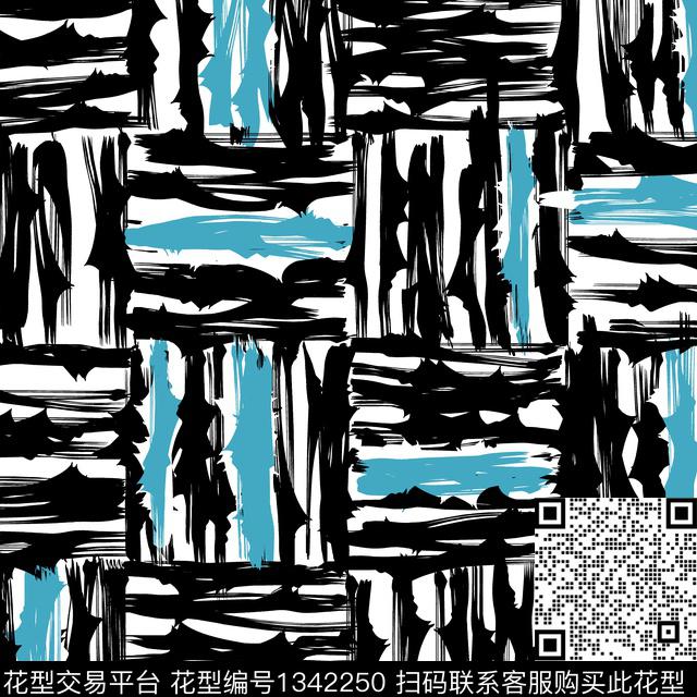 纸印花几何抽象男装传统印花华亿平台下载（图片编号: 1342250） - 瓦栏（Walan）