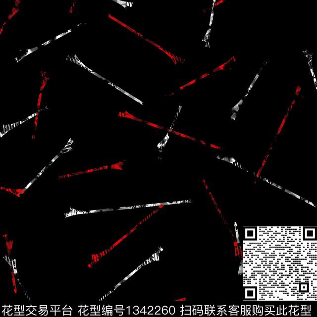 纸印花几何抽象男装传统印花华亿平台下载（图片编号: 1342260） - 瓦栏（Walan）