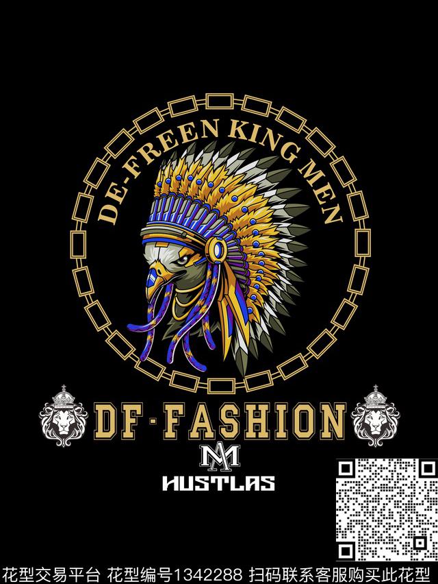 字母几何潮牌传统印花华亿平台下载（图片编号: 1342288） - 瓦栏（Walan）