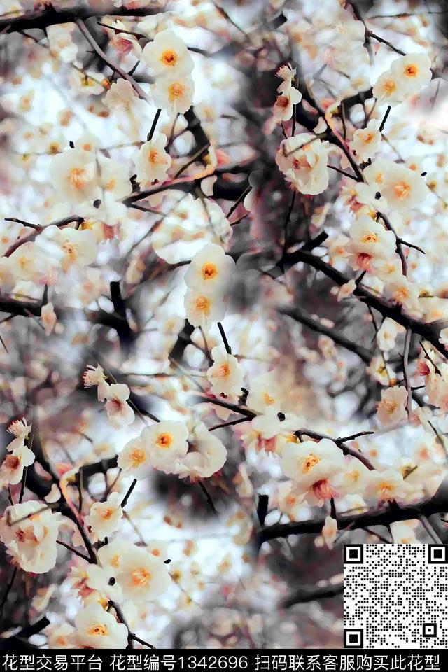 旗袍香云纱中国风数码印花华亿平台下载（图片编号: 1342696） - 瓦栏（Walan）