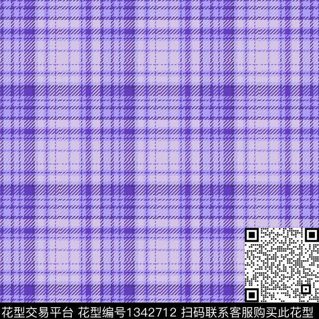 格子几何大牌风传统印花华亿平台下载（图片编号: 1342712） - 瓦栏（Walan）