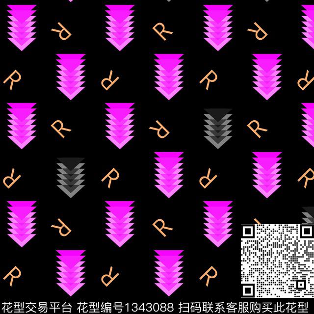 纸印花几何抽象男装传统印花华亿平台下载（图片编号: 1343088） - 瓦栏（Walan）