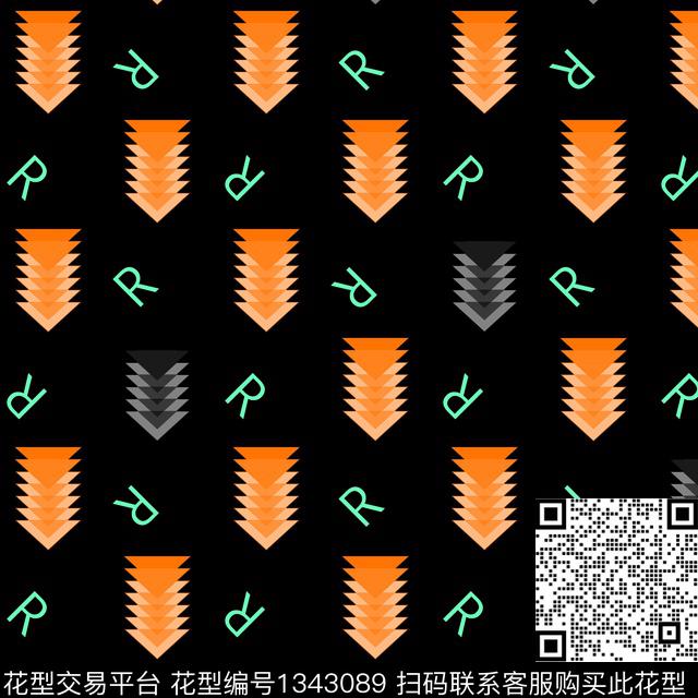 纸印花几何抽象男装传统印花华亿平台下载（图片编号: 1343089） - 瓦栏（Walan）