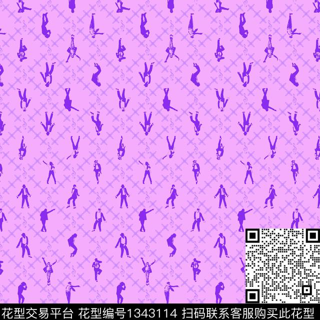 插画趋势华亿平台线条传统印花华亿平台下载（图片编号: 1343114） - 瓦栏（Walan）