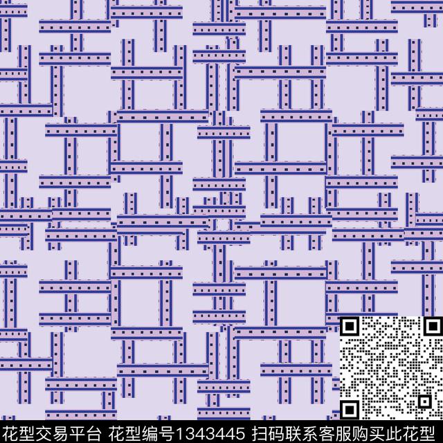 简约几何大牌风传统印花华亿平台下载（图片编号: 1343445） - 瓦栏（Walan）