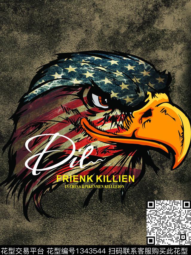 肌理潮牌大牌风传统印花华亿平台下载（图片编号: 1343544） - 瓦栏（Walan）