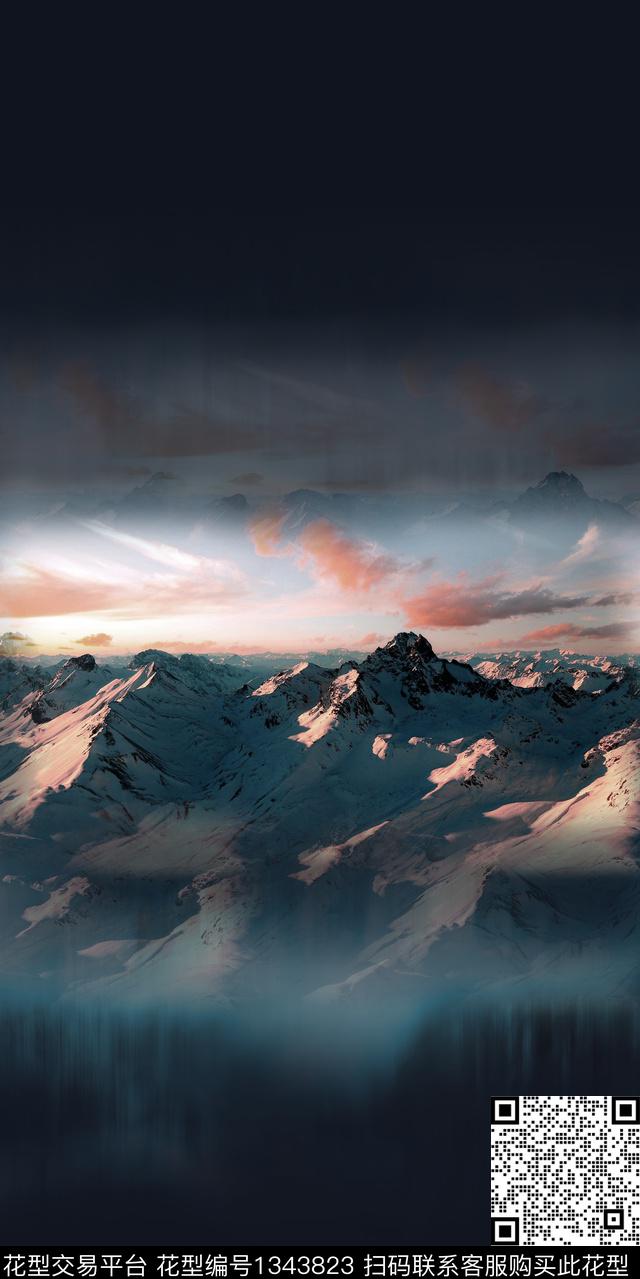 数码华亿平台复古大牌风数码印花华亿平台下载（图片编号: 1343823） - 瓦栏（Walan）