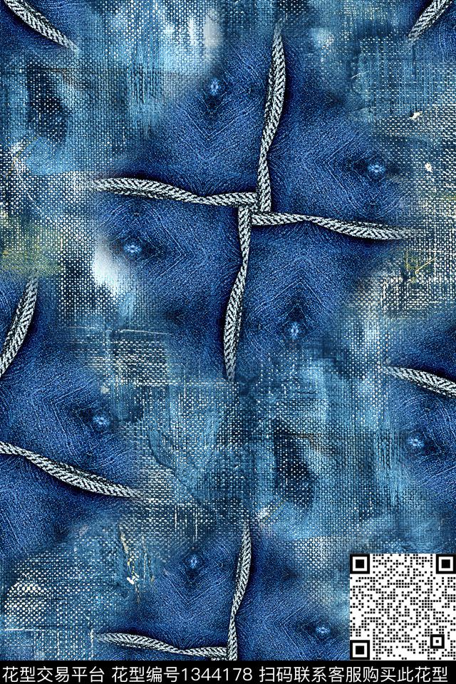 连衣裙女装棉麻数码印花华亿平台下载（图片编号: 1344178） - 瓦栏（Walan）