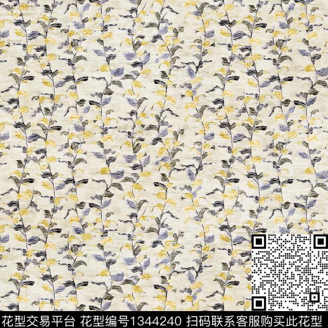 连衣裙小碎花数码印花华亿平台下载（图片编号: 1344240） - 瓦栏（Walan）