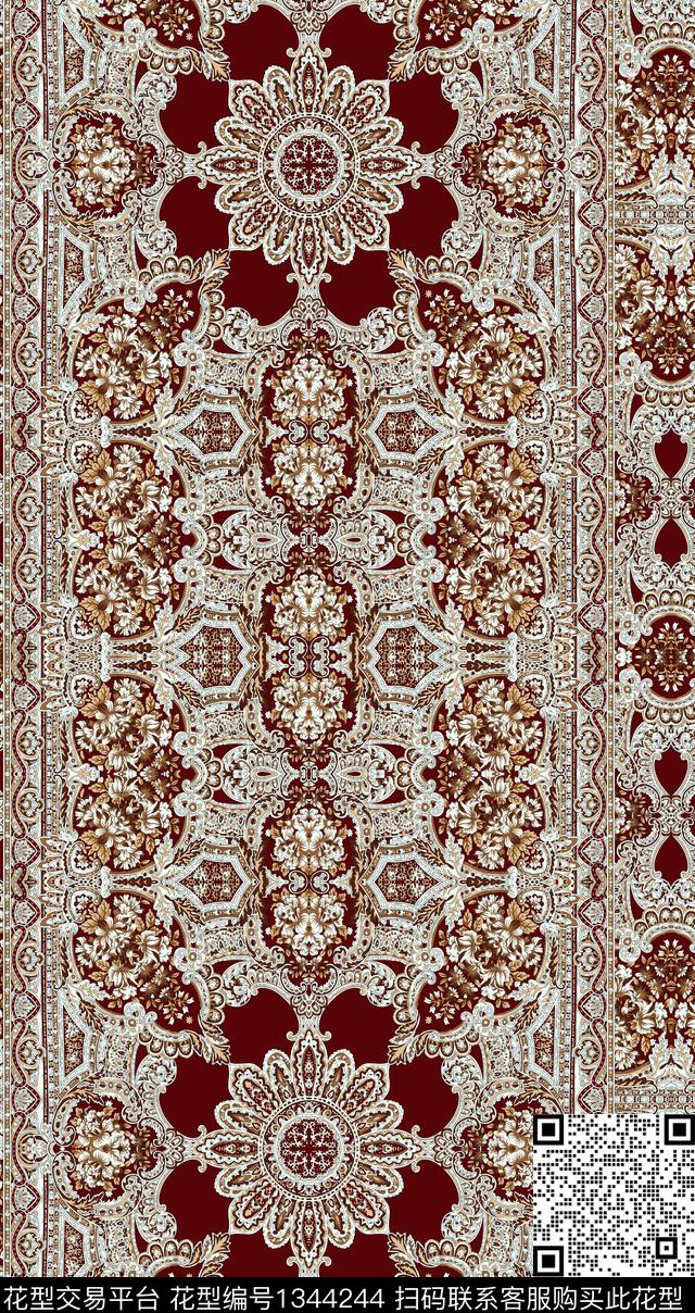 民族风佩斯利秋冬华亿平台传统印花华亿平台下载（图片编号: 1344244） - 瓦栏（Walan）