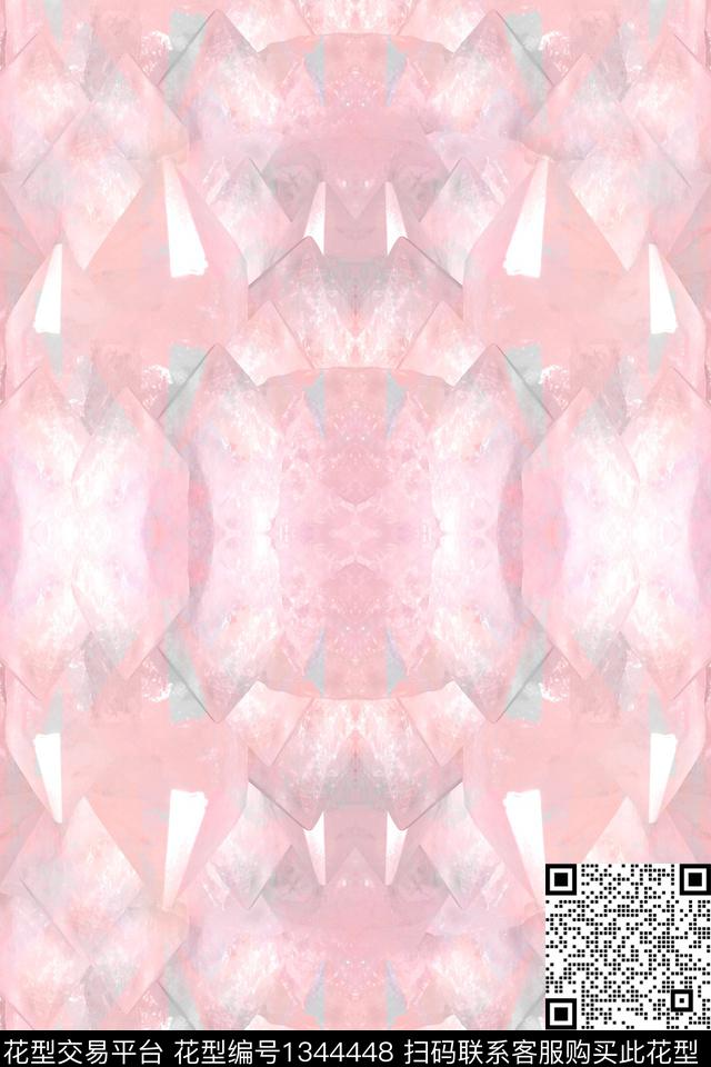 时尚大牌男装珠宝宝石数码印花华亿平台下载（图片编号: 1344448） - 瓦栏（Walan）