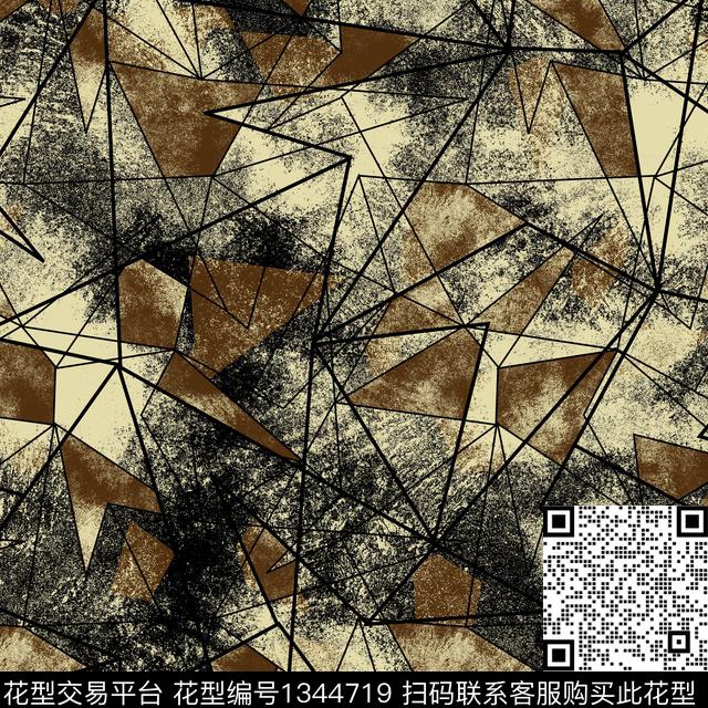 几何趋势华亿平台纸印花传统印花华亿平台下载（图片编号: 1344719） - 瓦栏（Walan）