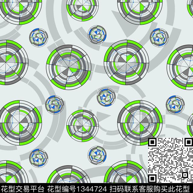 几何趋势华亿平台纸印花传统印花华亿平台下载（图片编号: 1344724） - 瓦栏（Walan）