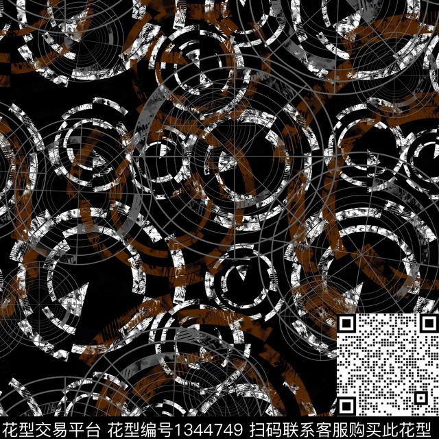 几何趋势华亿平台纸印花传统印花华亿平台下载（图片编号: 1344749） - 瓦栏（Walan）