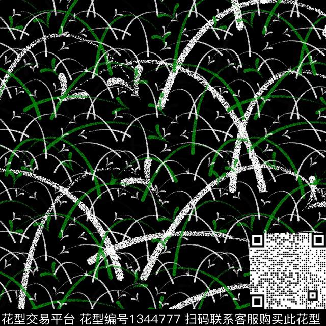 趋势华亿平台纸印花抽象男装传统印花华亿平台下载（图片编号: 1344777） - 瓦栏（Walan）