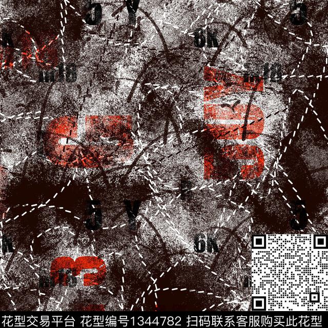 几何趋势华亿平台纸印花传统印花华亿平台下载（图片编号: 1344782） - 瓦栏（Walan）