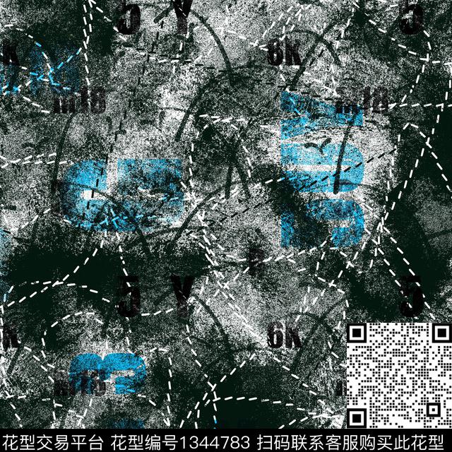 几何趋势华亿平台纸印花传统印花华亿平台下载（图片编号: 1344783） - 瓦栏（Walan）
