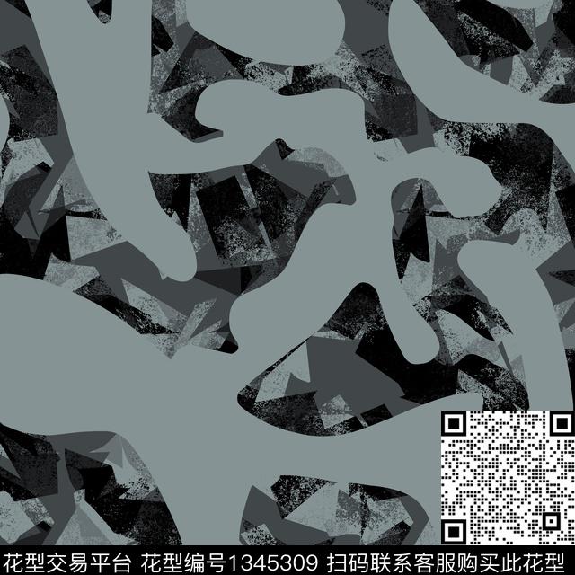 几何趋势华亿平台纸印花传统印花华亿平台下载（图片编号: 1345309） - 瓦栏（Walan）