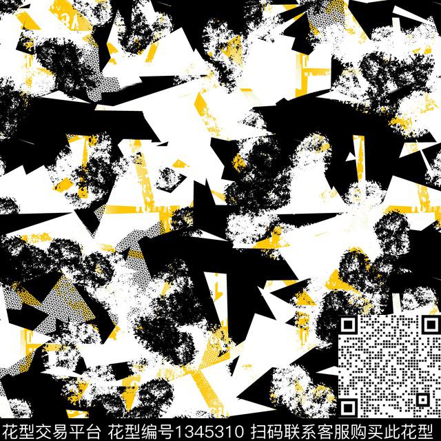 几何趋势华亿平台纸印花传统印花华亿平台下载（图片编号: 1345310） - 瓦栏（Walan）