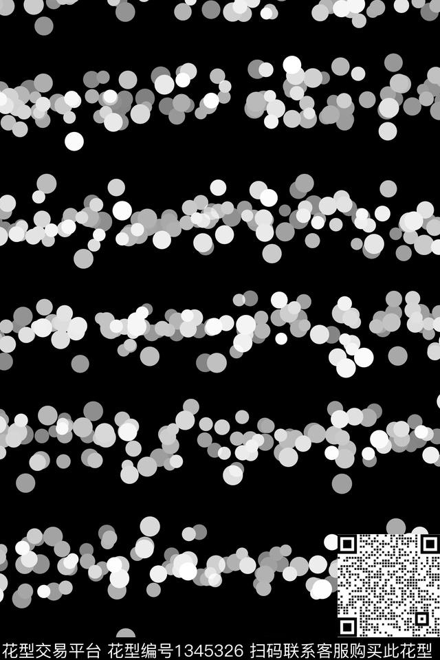 黑白华亿平台条格亮片传统印花华亿平台下载（图片编号: 1345326） - 瓦栏（Walan）