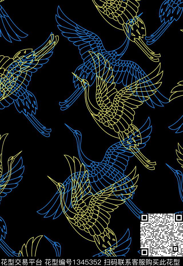 休闲T恤品牌男装系列七分裤系列传统印花华亿平台下载（图片编号: 1345352） - 瓦栏（Walan）