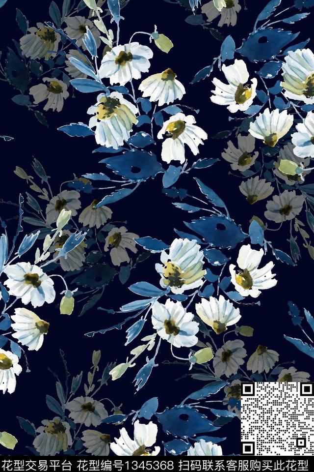 女装花卉小碎花数码印花华亿平台下载（图片编号: 1345368） - 瓦栏（Walan）