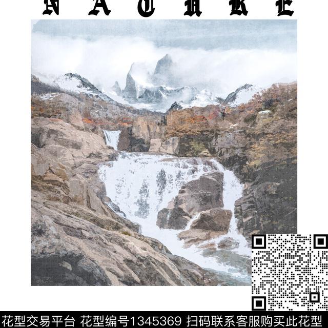 字母大牌风风景景观数码印花华亿平台下载（图片编号: 1345369） - 瓦栏（Walan）